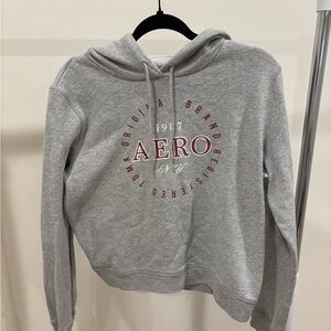 Aeropostale Gray Hoodie Sweater